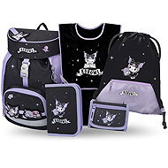 BAAGL SET 5 Airy Kuromi Fortune Dream: batoh, penál, sáček, zástěra, peněženka GRS - School Set