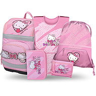 BAAGL SET 5 Zippy Plus Hello Kitty Sweet Leopard: aktovka, penál, sáček, zástěra, peněženka GRS - School Set