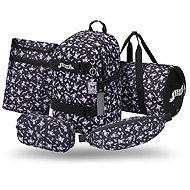 BAAGL SET 5 Skate Kuromi Black: Rucksack, Federmäppchen, Sporttasche, Bauchtasche, Laptop-Hülle GRS - Schulset