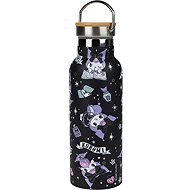 BAAGL Thermo Bottle with Bamboo Lid Kuromi Fortune Dream, 500ml - Thermal Mug