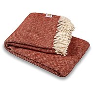 Balkan wool blanket Elma V - burgundy - Blanket