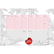 Baloušek Print Desk planner A2 weekly map, 30 sheets, antistress - Desk Calendar