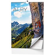 Baloušek Print Alps 2025, A3, 32 × 45 cm - Wall Calendar