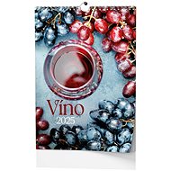 Baloušek Print Wine 2025, A3, 32 × 45 cm - Wall Calendar