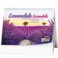 Baloušek Print Lavender 2025, 21 × 15 cm - Desk Calendar