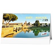 Baloušek Print World in a nutshell 2025, 30 × 15 cm - Desk Calendar
