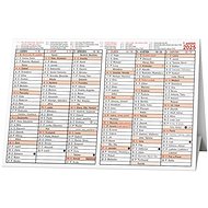 Baloušek Print Splash calendar 2025 - Desk Calendar