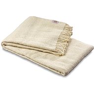 Balkan wool blanket Galata I - white undyed - Blanket