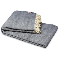 Balkan wool blanket Galata III - blue - Blanket
