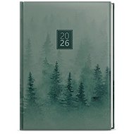 BALOUŠEK Printing Lamino 2026 A5 weekly, Forest - Planner