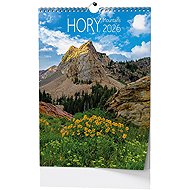 BALOUŠEK Print Mountains 2026, 32 × 45 cm - Wall Calendar