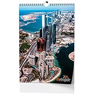 BALOUŠEK Print Metropolis 2026, 32 × 45 cm - Wall Calendar