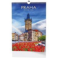 BALOUŠEK Print Prague 2026, 32 × 45 cm - Wall Calendar