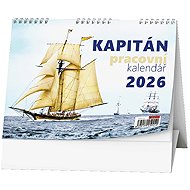 BALOUŠEK Print Captain 2026, 21 × 15 cm - Desk Calendar