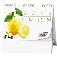 BALOUŠEK Print Lemon 2026, 14,8 × 10,5 cm - Desk Calendar