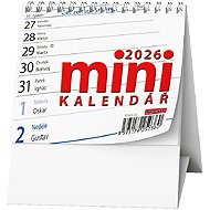 BALOUŠEK Print Mini 2026, 10,2 × 8,5 cm - Desk Calendar