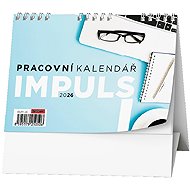 BALOUŠEK TISK Working Impulse I 2026, 21 × 15 cm - Desk Calendar