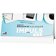 BALOUŠEK TISK Working Impulse III 2026, 32 × 14 cm - Desk Calendar
