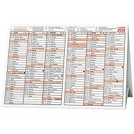 BALOUŠEK Print Splashback 2026, 21 × 14 cm - Desk Calendar