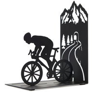 Balvi Bookstop Cyclist 27811, black - Book Stopper