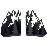 Balvi Bookmarks Mountains 28006, black - Book Stopper