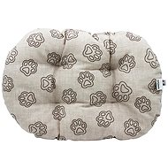 Bama Pillow for cats and dogs NIDO beige with paw pattern - Dog Pillow