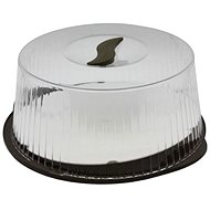 Bama Serving plate with lid, brown - Plate