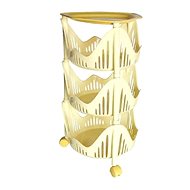 Bama Mobile shelf Cucinotto 3, yellow - Shelving Unit