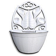 BAMA Gerla hanging pot, white, 32 cm - Flower Pot