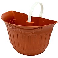 BAMA Gerla hanging pot, brown, 32 cm, set of 2 - Flower Pot