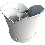 BAMA Flowerpot Tulipano, white, set of 4 - Flower Pot