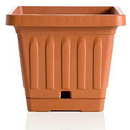 BAMA Flowerpot with bowl Terra 50 × 50 cm, terracotta - Flower Pot