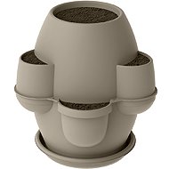 BAMA Flowerpot Oasi 80 × 80 cm, brown-grey - Flower Pot