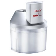 Bamix SliceSy Multifunktionsschneider - hellgrau - Aufsatz