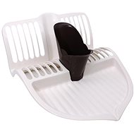 Bama Plastic dish drainer Scolapiatti, white, brown - Draining Board