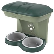 Bama Dog bowls for hanging on the wall Maxi green-grey - Dog Bowl