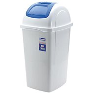 Bama Europa 33 l bílý/modrý  - Odpadkový koš
