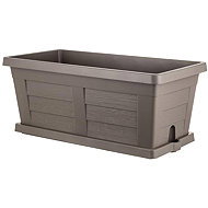 BAMA Legno 80 cm, brown - Flower Box