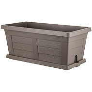 BAMA Legno 40 cm, brown - Flower Box