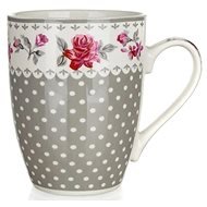 BANQUET Ceramic Mug ROSA 340ml, Grey, 6 pcs - Mug