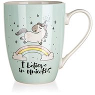 BANQUET UNICORN Ceramic Mug 340ml, Light Green, 6 pcs - Mug