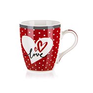 BANQUET HOME Ceramic Mug, 240ml, Red, 6pcs - Mug