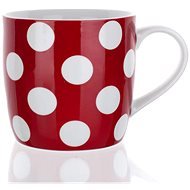 BANQUET DOTS Ceramic Mug 310ml, Red, 6 pcs - Mug