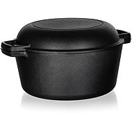 BANQUET Gusseisentopf EXCELLENT 32 × 16 cm mit Deckel, schwarz - Bräter