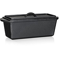 BANQUET Cast iron bread mould EXCELLENT 35 × 13,5 × 14 cm with lid black - Baking Mould