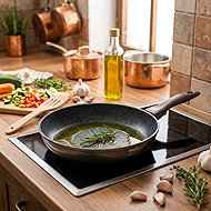 BANQUET Non-stick pan METALLIC PLATINUM 28 × 5,3 cm - Pan