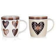 BANQUET Ceramic CHOCO HEARTS, 360ml - Mug