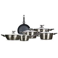 BANQUET METALLIC PLATINUM dinnerware set 11pcs A14422 - Cookware Set