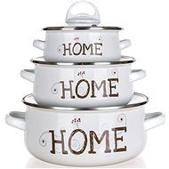 BANQUET Emailliertes Topf-Set HOME Collection, 6-teilig - Topfset