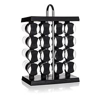 Banquet Set of AKCENT Black spices 17 pcs, in stand - Spice Container Set